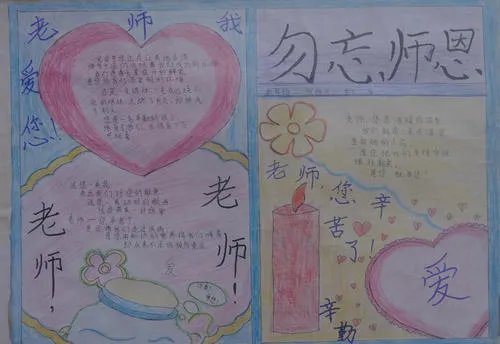 尊师重教手抄报简单又漂亮模板大全