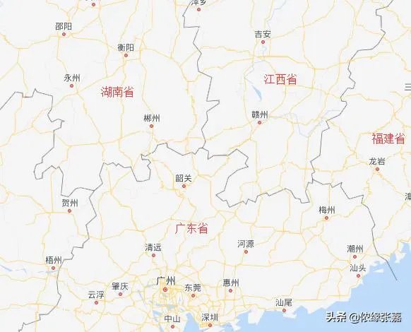 赣州和广东哪里交界？