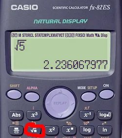 怎样用计算器算出平方根?