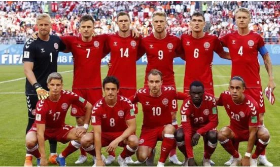 丹麦国家队排名(排名第十)