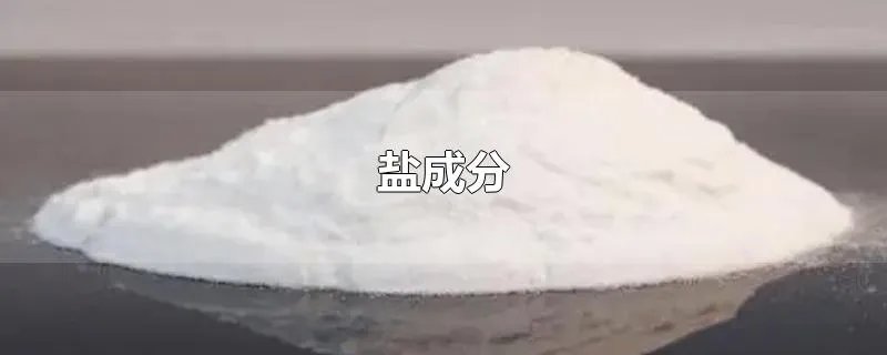 盐成分