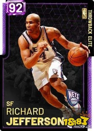 《NBA 2K19》紫水晶理查德杰弗森数据解析