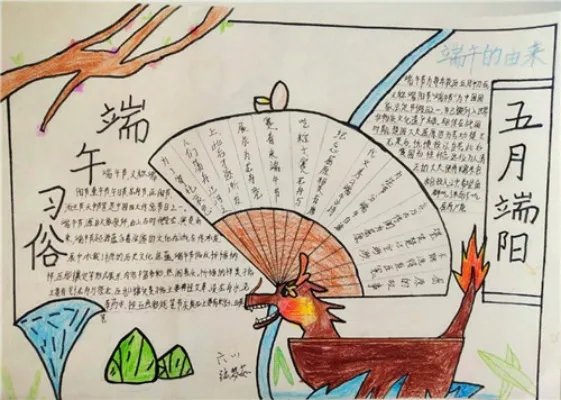 关于端午节的手抄报怎么画