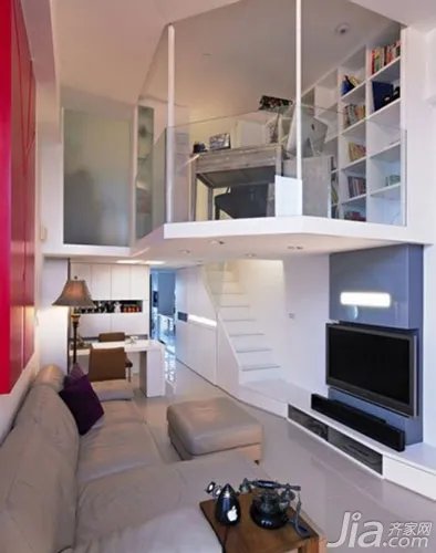 自由的艺术 loft户型装修效果图