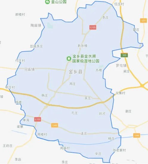 山东金乡有多少个乡镇?