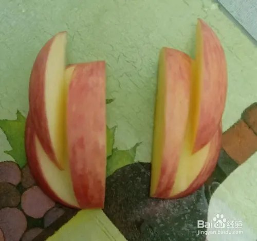 苹果天鹅制作教程 超级漂亮水果拼盘图片