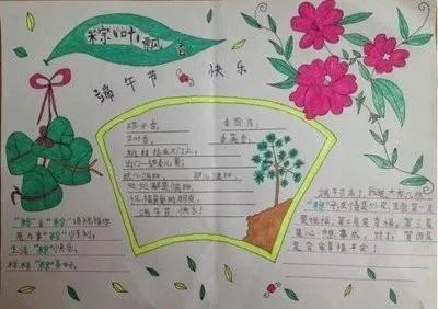 端午节手抄报最简单的一张画